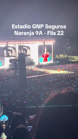 Referencia de Naranja 9A en el Estadio GNP/Foro Sol. Lo malo de aquí es que las bocinas tapan el escenario principal. #fyp #concierto #estadiognp 