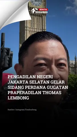 Pengadilan Negeri Jakarta Selatan Gelar Sidang Perdana Gugatan Praperadilan Thomas Lembong #tiktokberita #tomlembong #pnjaksel 