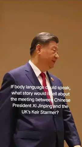 If body language could speak, what story would it tell about the meeting between Chinese President Xi Jinping and the UK's Keir Starmer? #G20 #duet #ComfortSegredos 