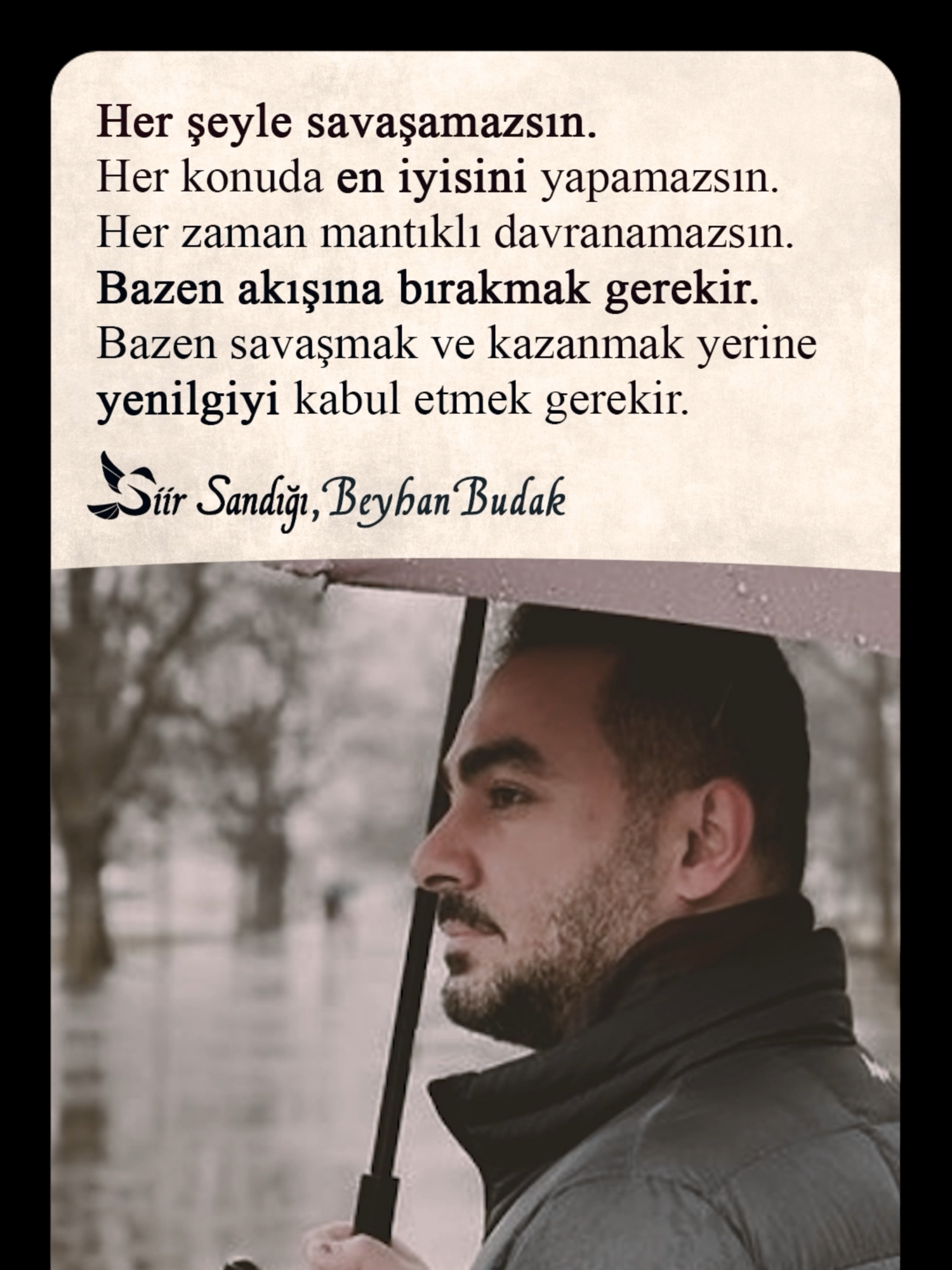 Beyhan Budak | Mutluluğu Kaybettiğin Yerde Arama #beyhanbudak #şiir #şiirsandığı