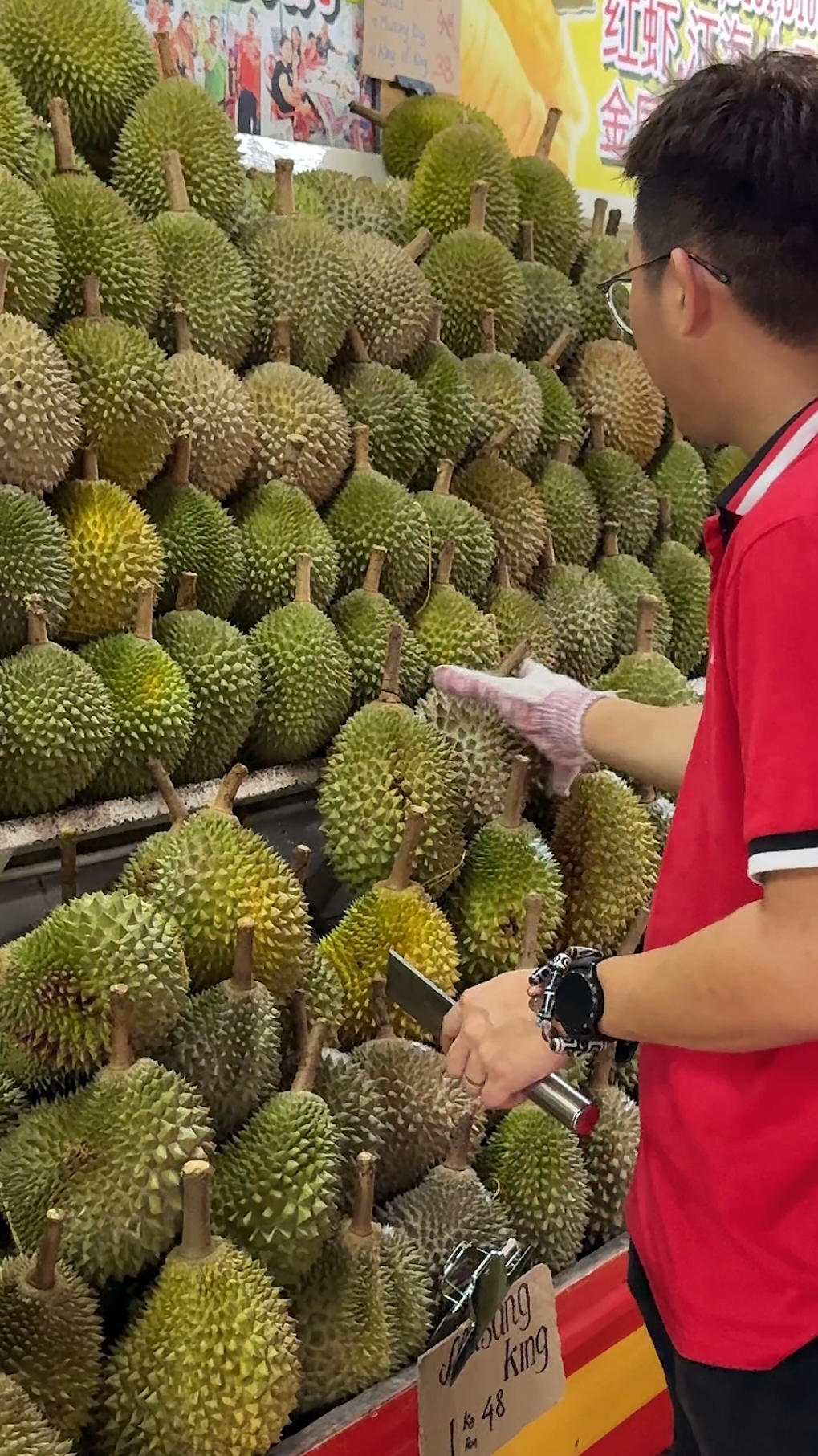 Durian Party! Durian Unboxing Master - Fruit Cutting Skills - Malaysian Street Food Location : Malacca Durian Heng google map : https://maps.app.goo.gl/PSWoqfwQQauS9L6BA