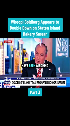 Whoopi Goldberg Appears to Double Down on Staten Island Bakery Smear #trump #trump2024🇺🇸 #president #usa🇺🇸 #news #foxnews #breakingnews #polictics #fyp #viralvideo 