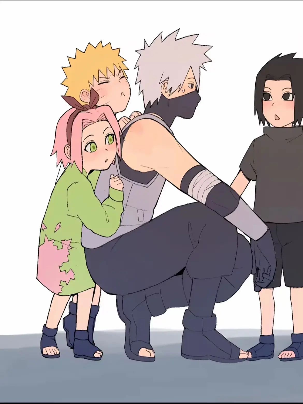 This is so cute omgg😭💗 || TYSM for the 1.3M likes and 10K followers i love you all sm!!😭💗 #Anime #naruto #narutoshippuden #narutouzumaki #sasukeuchiha #sakuraharuno #kakashihatake #karin #jugo #suigetsu 