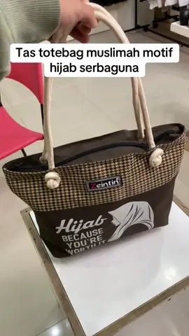 Tas totebag muslimah motif hijab serbaguna #totebag #taswanita #handbag #tas #fyp #fypツ #fypシ゚viral 