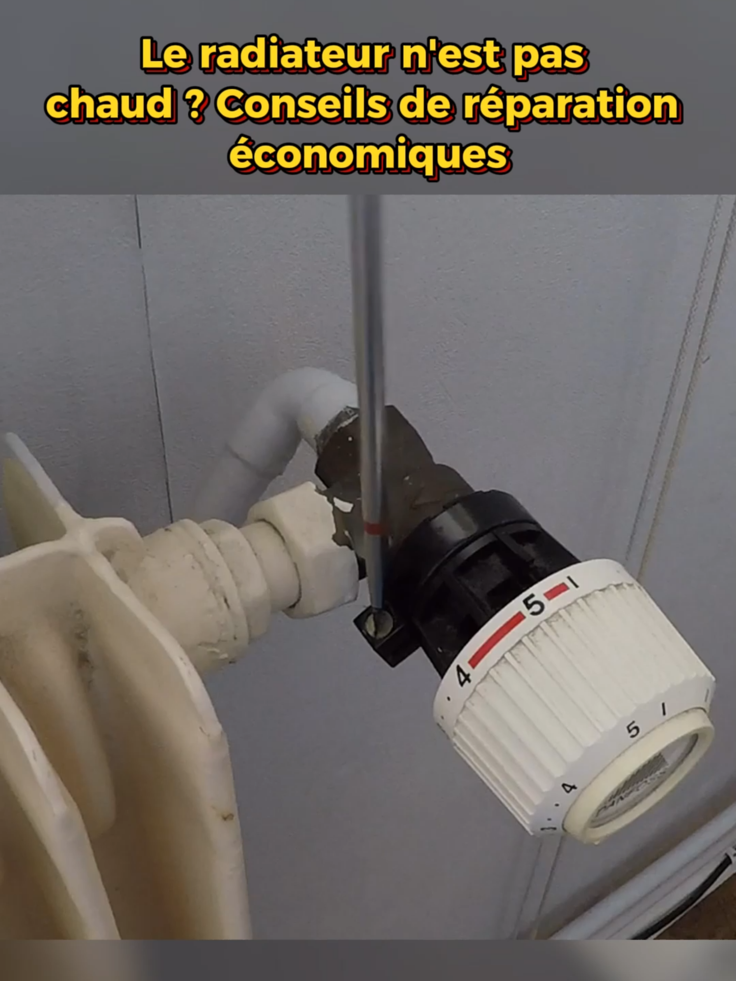 Le radiateur n'est pas chaud ? Conseils de réparation économiques (2/2)#nettoyage #entretien #radiateur #chauffage #chaudiere#economie #tips #hack