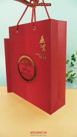Chiếc túi đỏ ép kim sang chảnh #inan #intanphu #baobitanphu #tuigiay #epkim #intuigiay #xuhuong #thinhhanh #viral @Cty In Tân Phú  @Cty In Tân Phú 