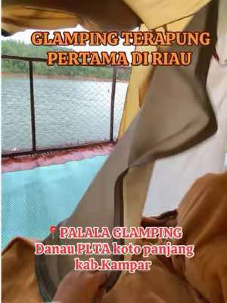 📍Palala glamping, Danau PLTA kab. Kampar info lebih lanjut follow ig @palala_glamping #healing #glamping #glampingterapung #palalaglamping #fyp #holiday #kamparviral #pkucity #pekanbaru #healingbestie #danaupltakotopanjang #fypシ゚ #liburan #riau #plta #gulamo 