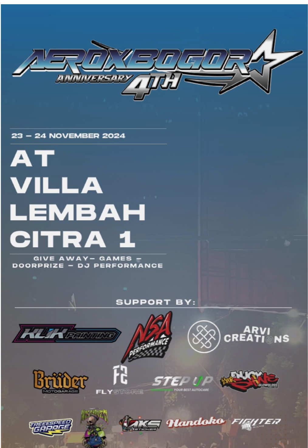 seeyou at party aniversarry 4th👊🏻🥶 #aeroxbogor 