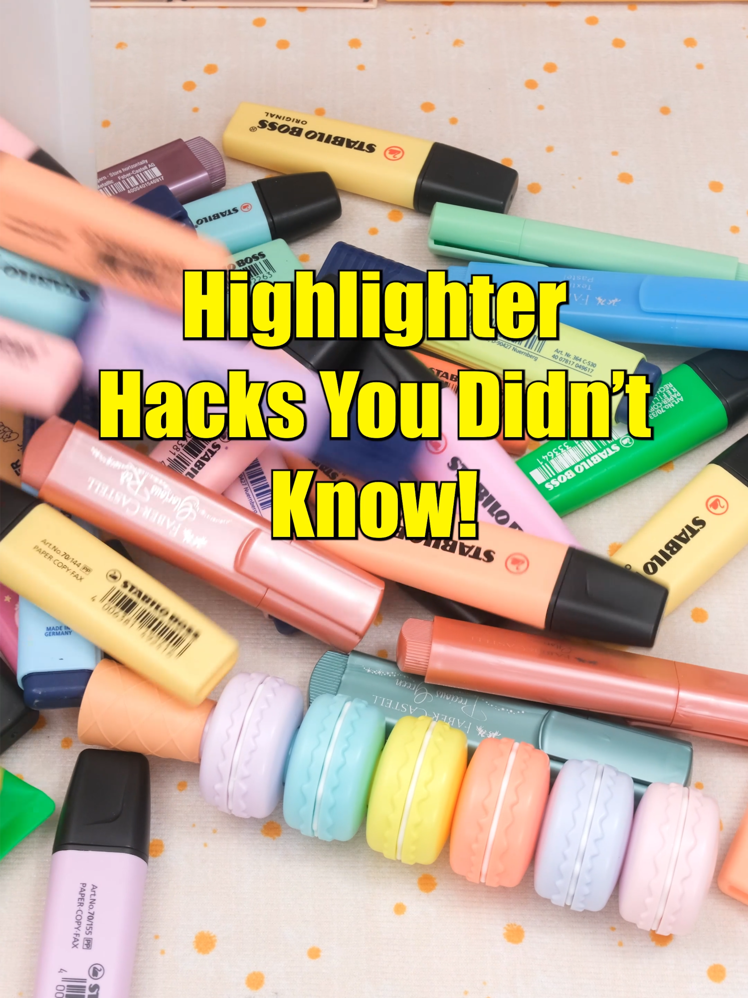 Highlighter Hacks You Didn’t Know!#capcut #stationery #fyp #common #abbreviations #viral #funny #message