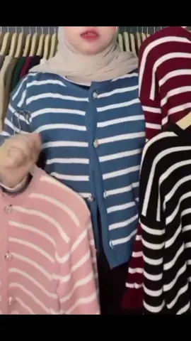 cesy cardigan crop top | cardigan rajut lengan panjang | cardigan strip kancing goll #bajuwanita #bajurajut #rajutlenganpanjang #rajutkancing #fypppppppppppppppppppppppppp 