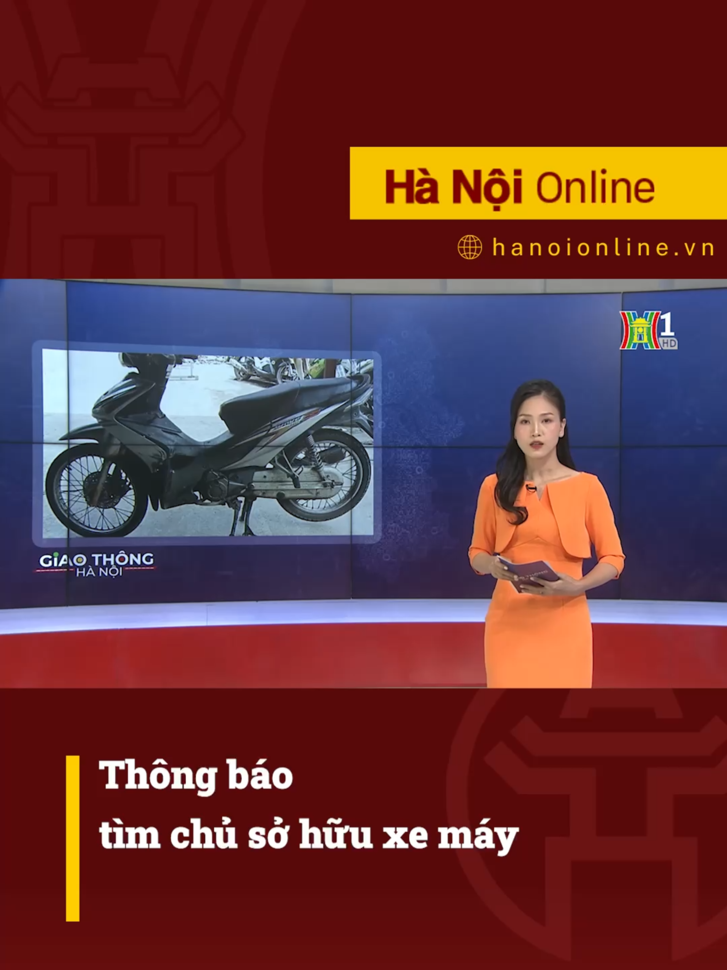 Công an quận Nam Từ Liêm, Hà Nội thông báo tìm chủ sở hữu một chiếc xe máy, liên quan đến vụ án tàng trữ trái phép chất ma túy xảy ra trên địa bàn. #htvdaihanoi #tiktoknews #xemay #chatcam #phapluat