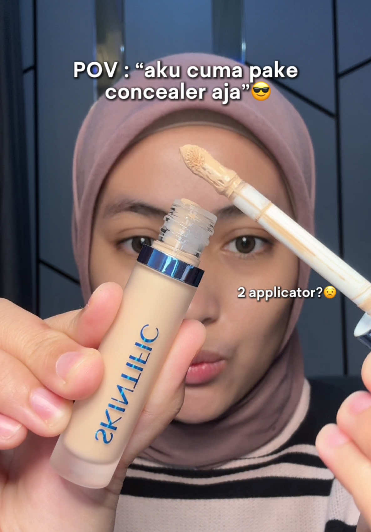 Concealer yang aku maksud🥹 btw concealer barunya skintific bagus juga flawless & full coverage😭👍🏻 #concealer #fyp 