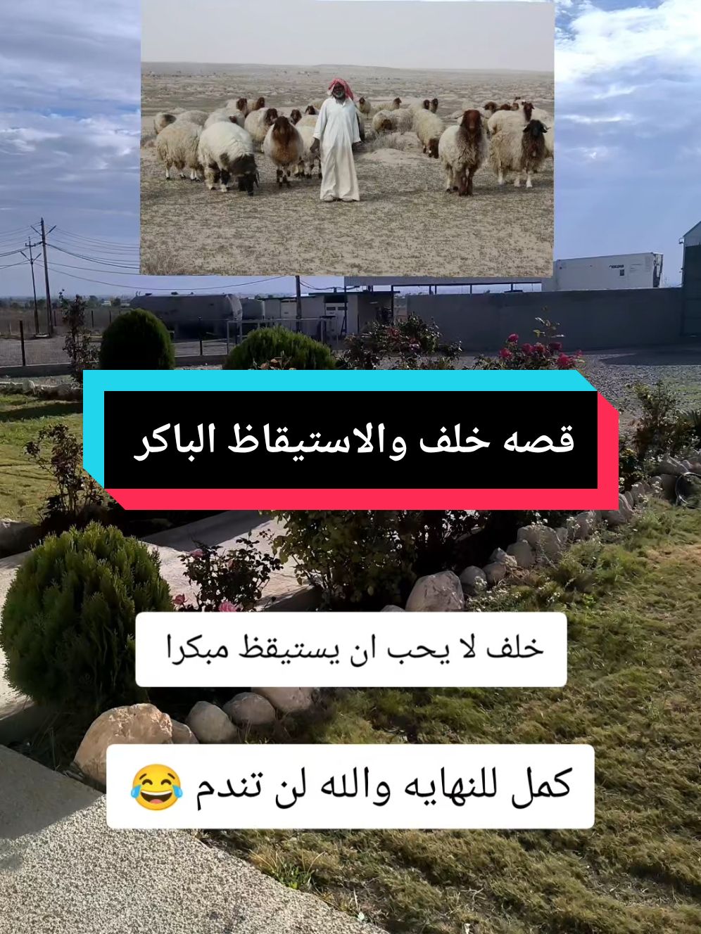 يقول خلف عندما كنت صغيرا كنت لا احب الاستيقاظ باكرا #🦅احمد_الطيار🦅 #الشعب_الصيني_ماله_حل😂😂 