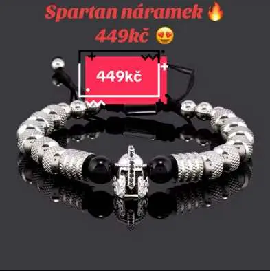 Spartan náramek 🔥 nyní jen za 449kč #naramky #naramek #fyp #fyppppppppppppppppppppppp #tikto #clashofthestars #styl #praha #zlato #stylecek #rolex #bracelet #panskenaramky #sperky #zlatnictví 