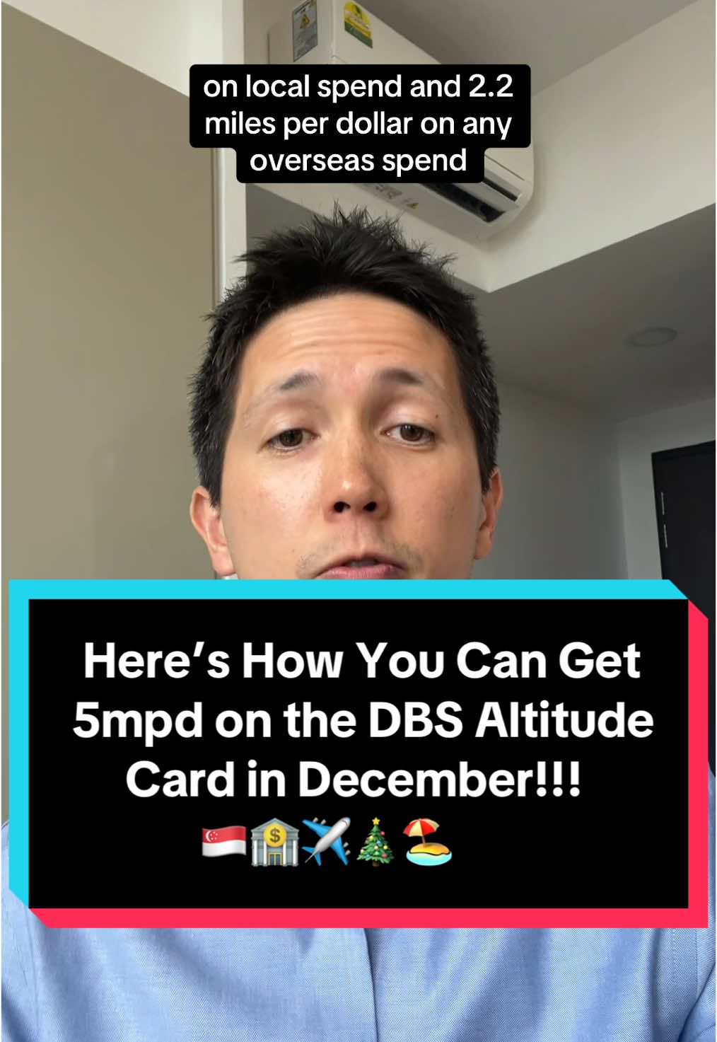 Travelling next month? DBS Altitude is offering 5 miles per dollar of spend on FX transactions in December! #singapore #fypsg #dbs #krisflyer #krisflyermiles #creditcard #singaporeairlines #singaporetiktok 