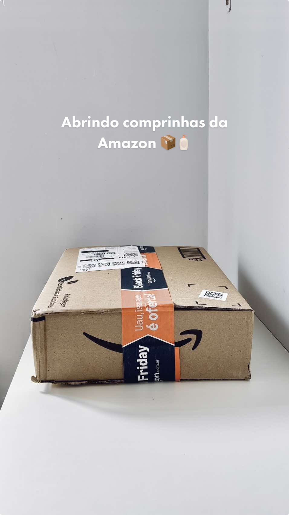 Comprinhas na black friday da @Amazon 📦🧴 #comprinhas #blackfriday #amazon 