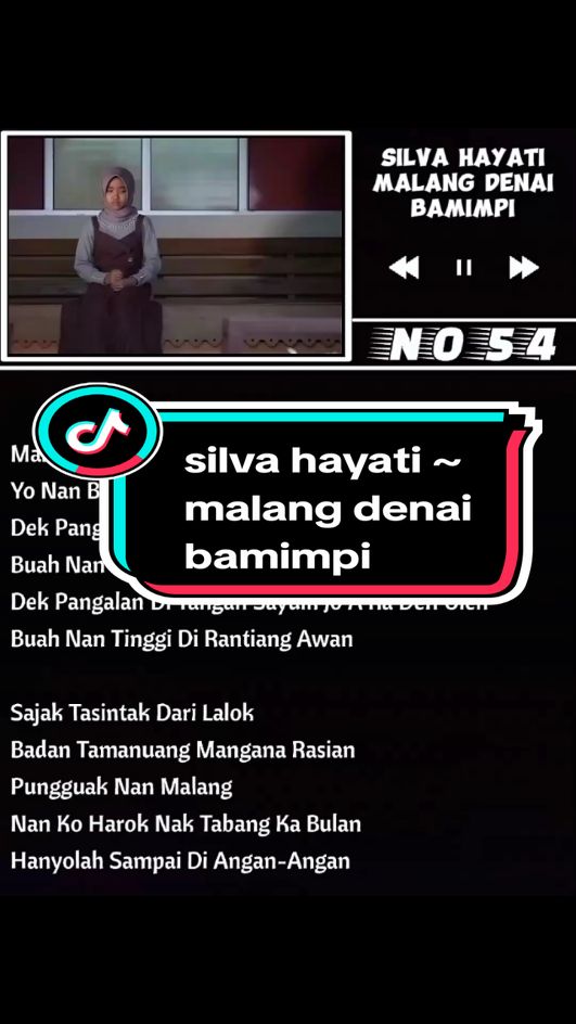 kenapa ya kalau dengar lagu² padang berasa enak aja di telinga 😁 Silva Hayati ~ malang denai bamimpi #longervideos #liriklagu #sound #laguminang #musik 