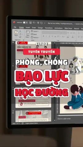 Mẫu slide Phòng, chống Bạo lực Học đường #giaoduc #baoluc #hocduong #powerpoint #tuyetkypowerpoint 