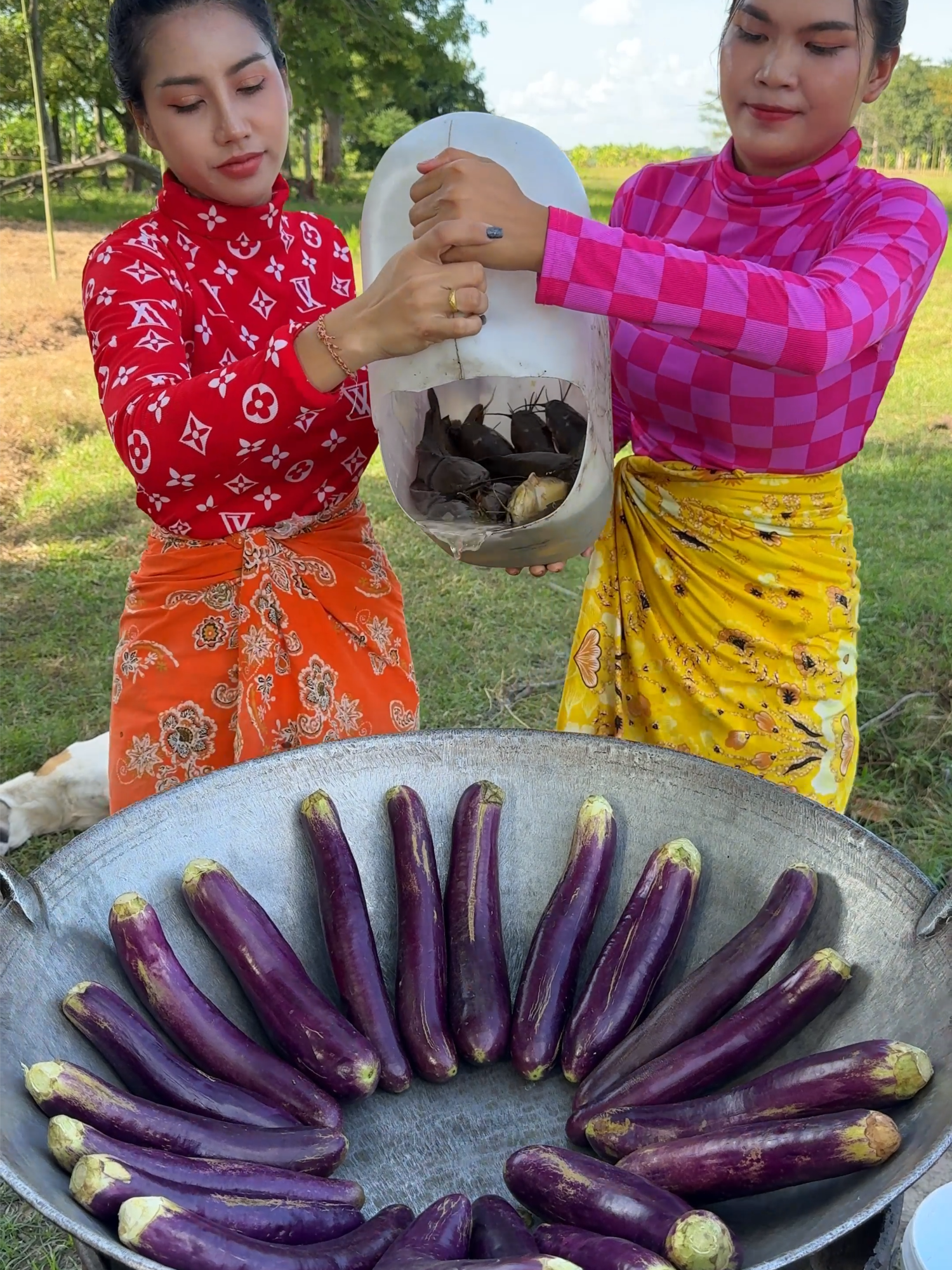 How to cook fish crispy with eggplant recipe