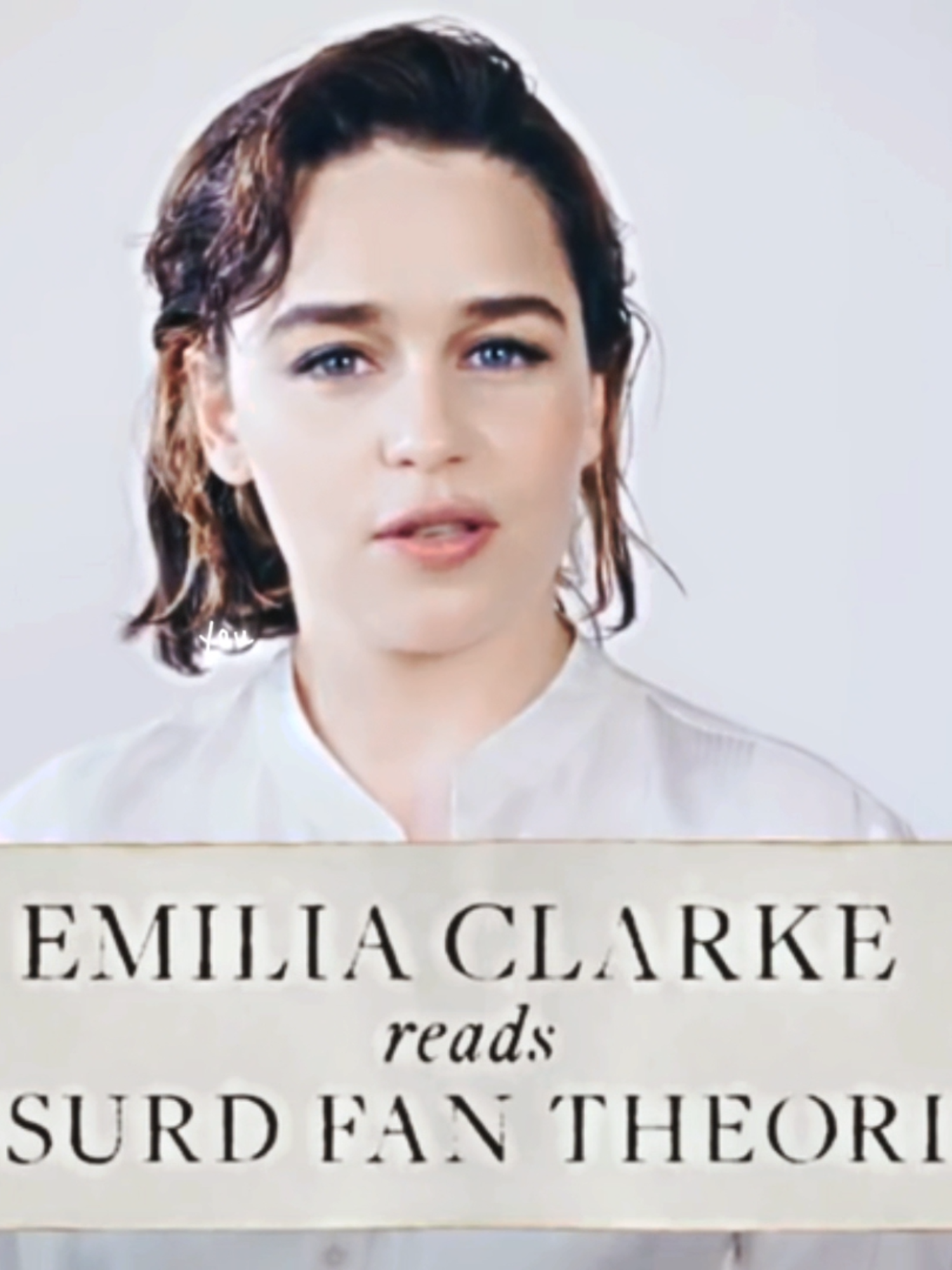 Emilia Clarke reads absurd fan theories #edit #movieclips #moviescene #gameofthrones #gameofthronestiktok #emiliaclarkeedit #motherofdragons #emiliaclarke #targaryen #Emilia #dragon