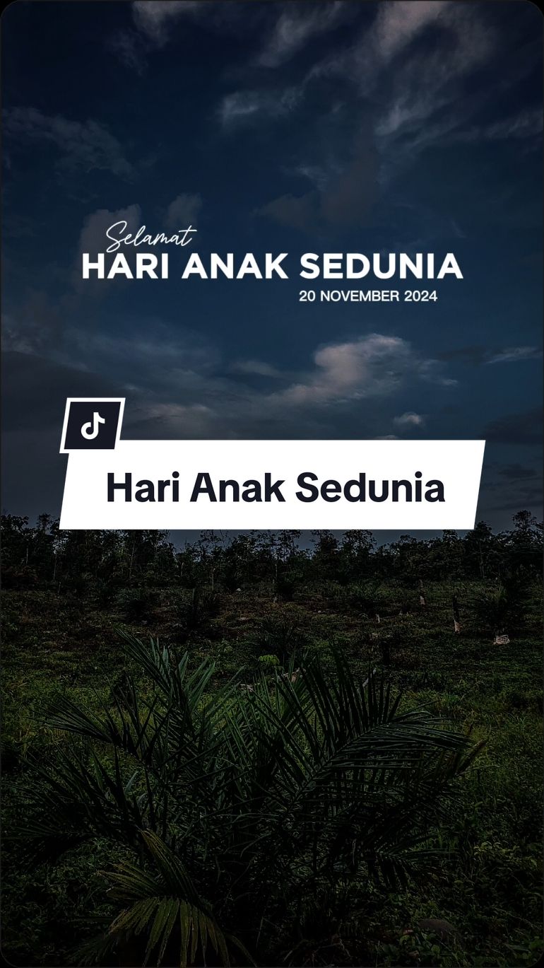 Selamat hari anak sedunian #HariAnak #CapCut #anak #harianaksedunia #anakku #doa #quotes #statusharian #katakata #status #fyp #fypシ゚ #motivasidiri #trending #motivasihidup #motivation #viral 