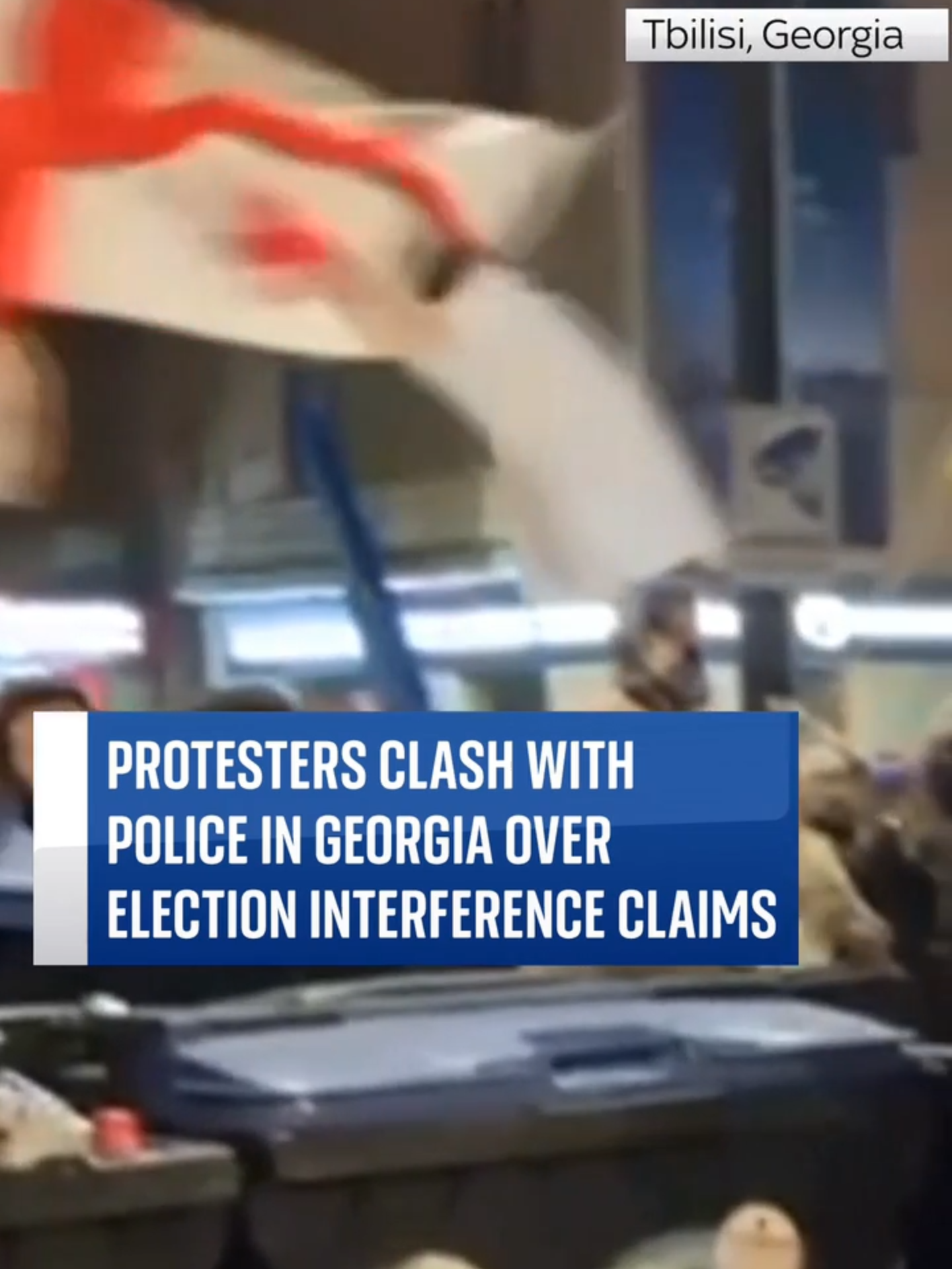 Angry confrontations unfolded in #Tbilisi between police and protesters objecting to alleged election interference by #Russia. Those protesting against the #election result in #Georgia say that it will prevent any hope of being able to join the #EU