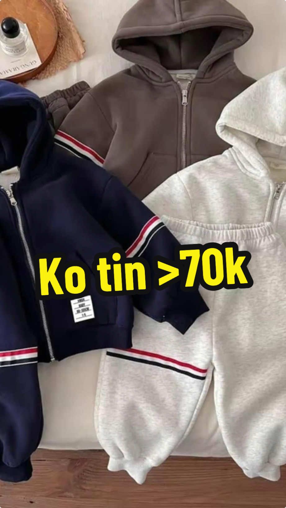 Ảnh thật rồi nhé! Cưng lỨm luôn bộ nỉ trần bông dầy ấm #xuhuongtiktok #xukemshopp #thoitrangtreem #boquanaonibong #bonibongchobetrai #bothethao 