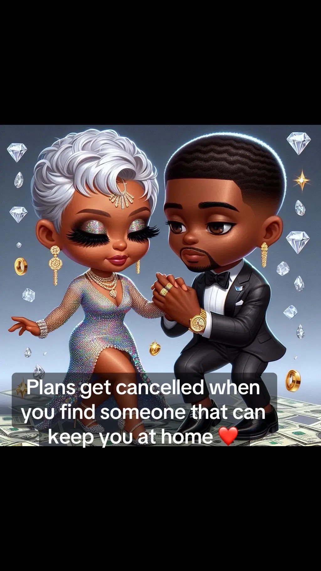 Plans get cancelled when you find someone that can keep you at home ❤️