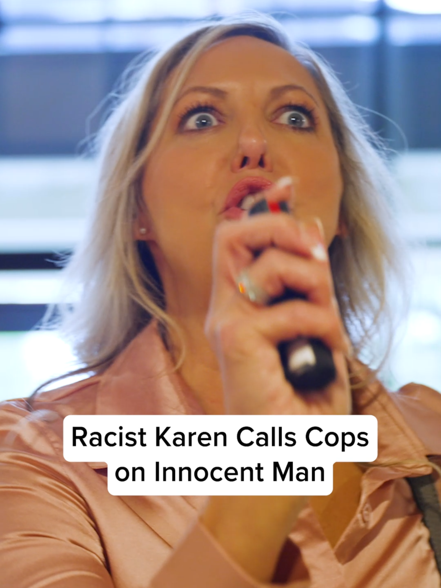 Racist Karen Calls Cops on Innocent Man #paradigmstudios#lifelessons#karma#neighbors#karens#clips#shorts#apartment#caughtoncamera#bekind