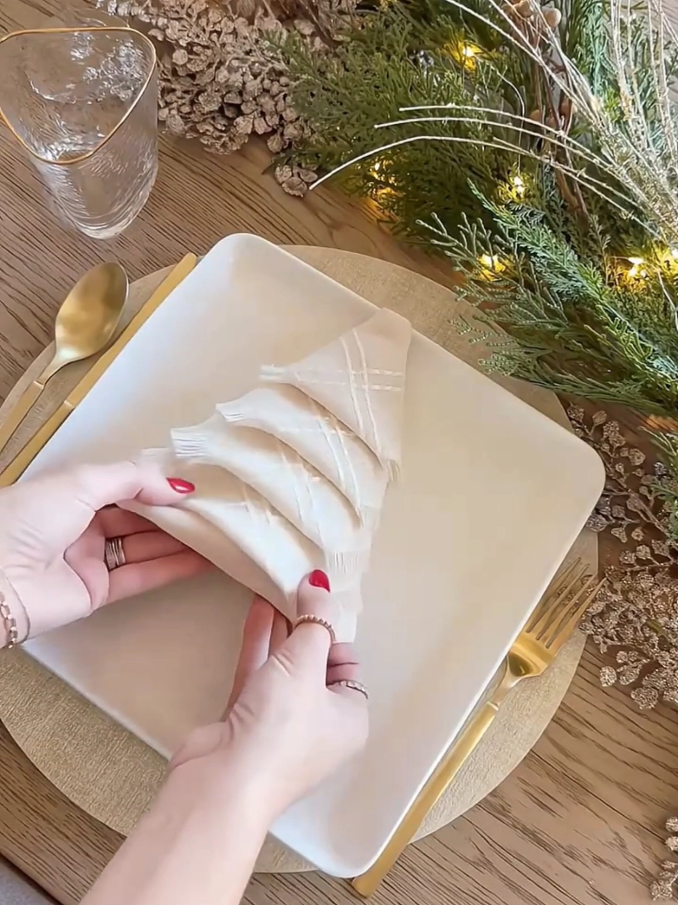 Christmas Tree Napkin Hacks ✨️  This video is being shared for promotional purposes or to assist others, and its original owner is @ourpnw_home  #tiktokmademebuyit #tiktokmademebuythis #tiktokfinds #fyp #foryou #viral #gadget #amazonfinds #goodthings #christmas #christmastree #christmasdecor #christmasdecorations #bkowners #homehack #lifehacks #holidays 