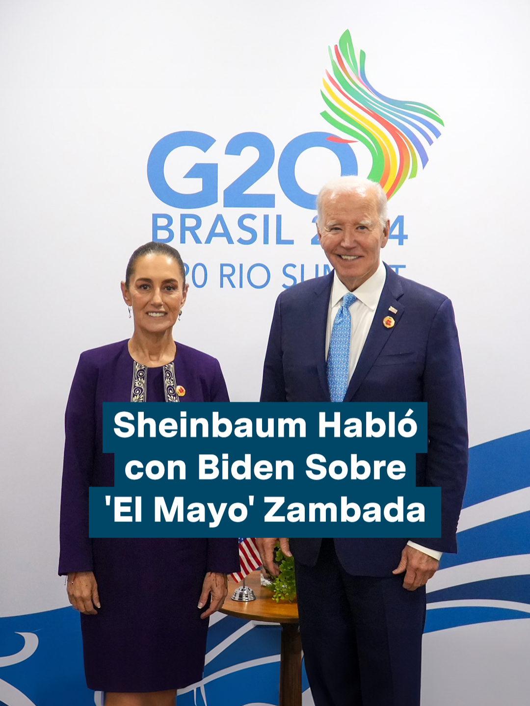 En exclusiva para N+, la presidenta Claudia Sheinbaum informó, durante su participación en la Cumbre del G20 en Brasil, que le pidió personalmente a su homólogo estadounidense, Joe Biden, toda la información sobre la detención de Ismael 'El Mayo' Zambada en Texas, el pasado 25 de julio, y aseguró que el mandatario estadounidense fue muy receptivo con la solicitud. #claudiasheinbaum #joebiden #g20