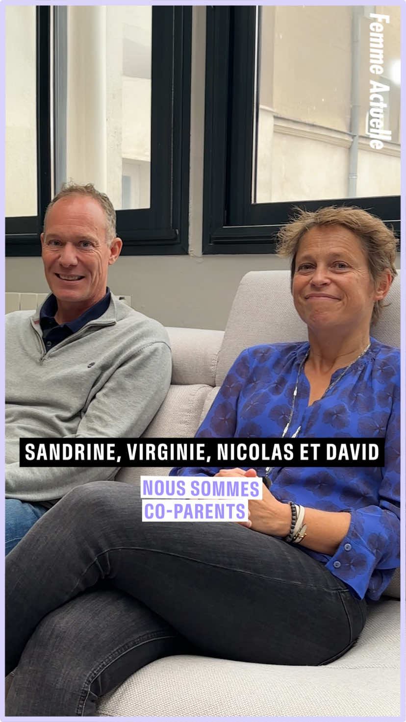 « Nous sommes 4 parents » Avec un logement repensé, des décisions partagées à quatre et un mode de garde sur mesure, Virginie, Sandrine, Nicolas et David nous montrent qu'il n'y a pas de modèle unique de famille. #coparentalité #reportage #interview #parents 