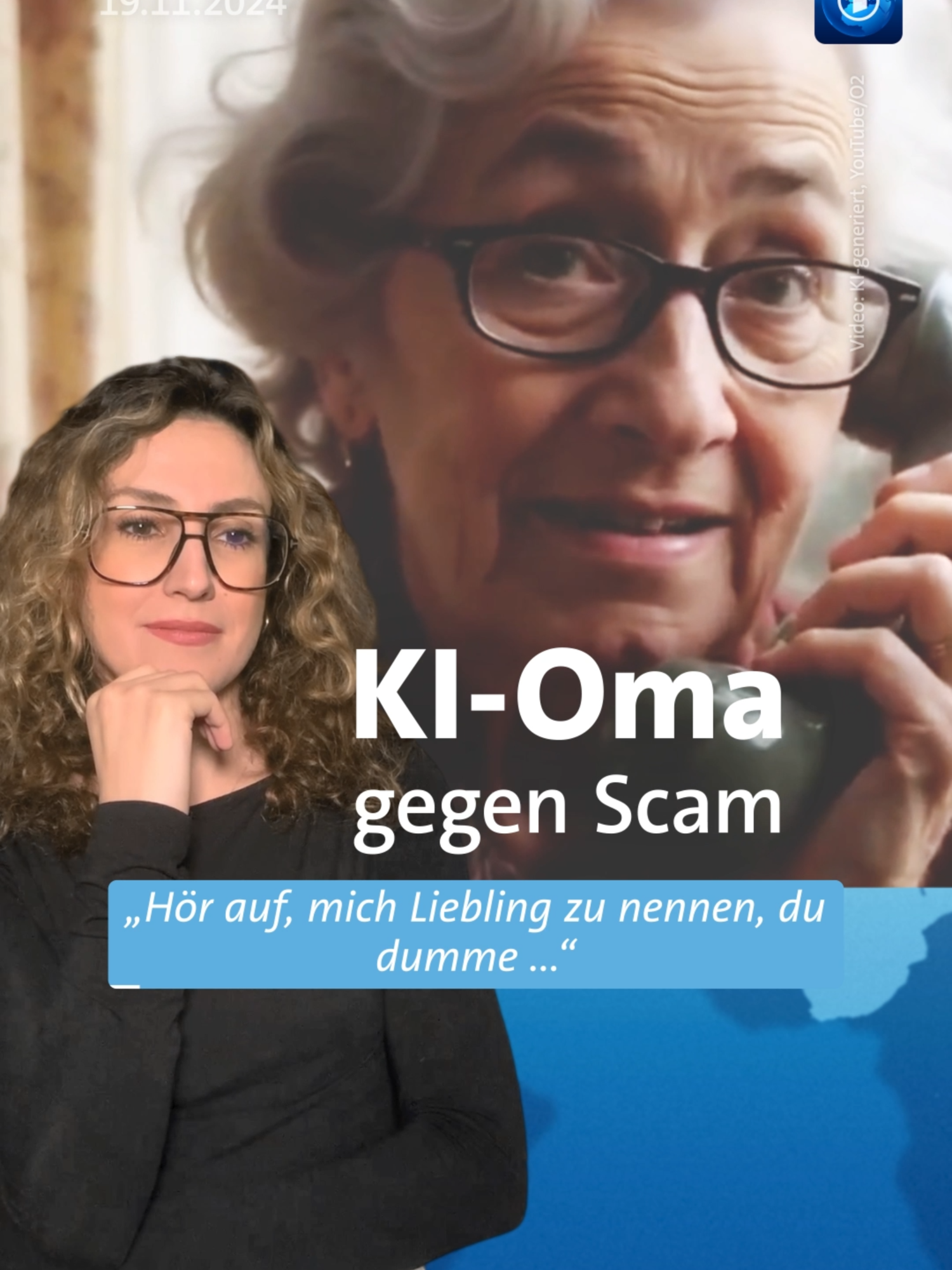 Diese Oma soll Scammern das Leben schwer machen. #tagesschau #nachrichten