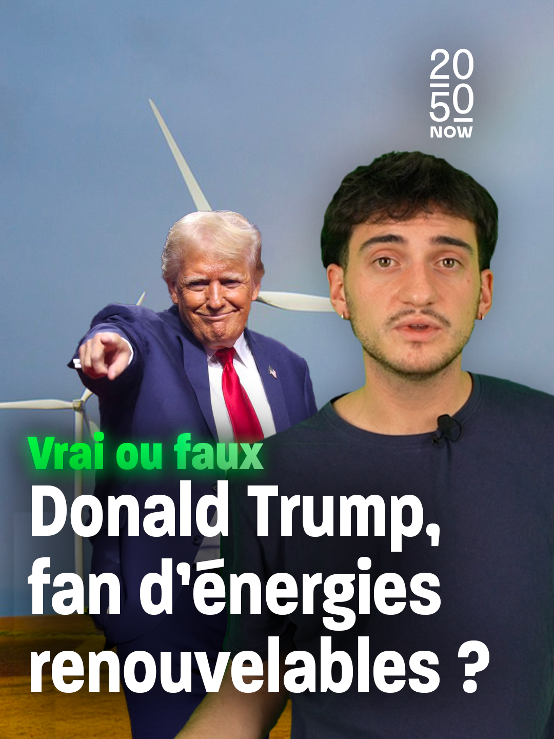 Donald Trump est-il secrètement fan des énergies renouvelables ?  Lorsqu’il était président, de 2016 à 2020, la capacité de production d'énergies renouvelables a augmenté de 43 % aux États-Unis, par rapport au quatre années précédentes… Comment expliquer ça ? Titouan Peron te raconte 🇺🇸 #Donaldtrump #Environnement #EtatsUnis #énergie #sinformersurtiktok 