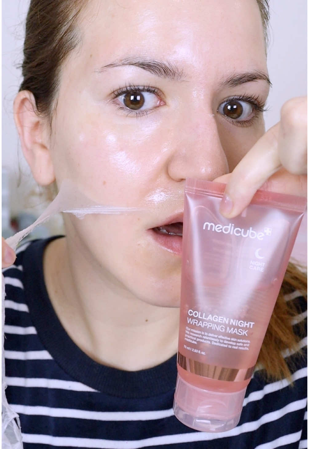 Experimentei a VIRAL Collagen Night Wrapping Mask da @Medicube Global 😱 O que acharam dos resultados??? Encontram no site @Stylevana e podem usar o meu código de desconto “INF10RITAP” 🩷 #medicube #medicubekorea #medicubecollagennightwrappingmask #kbeauty #koreanskincare #skincareroutine #antiaging #viral #viralskincare #koreanbeauty #fy #fyp