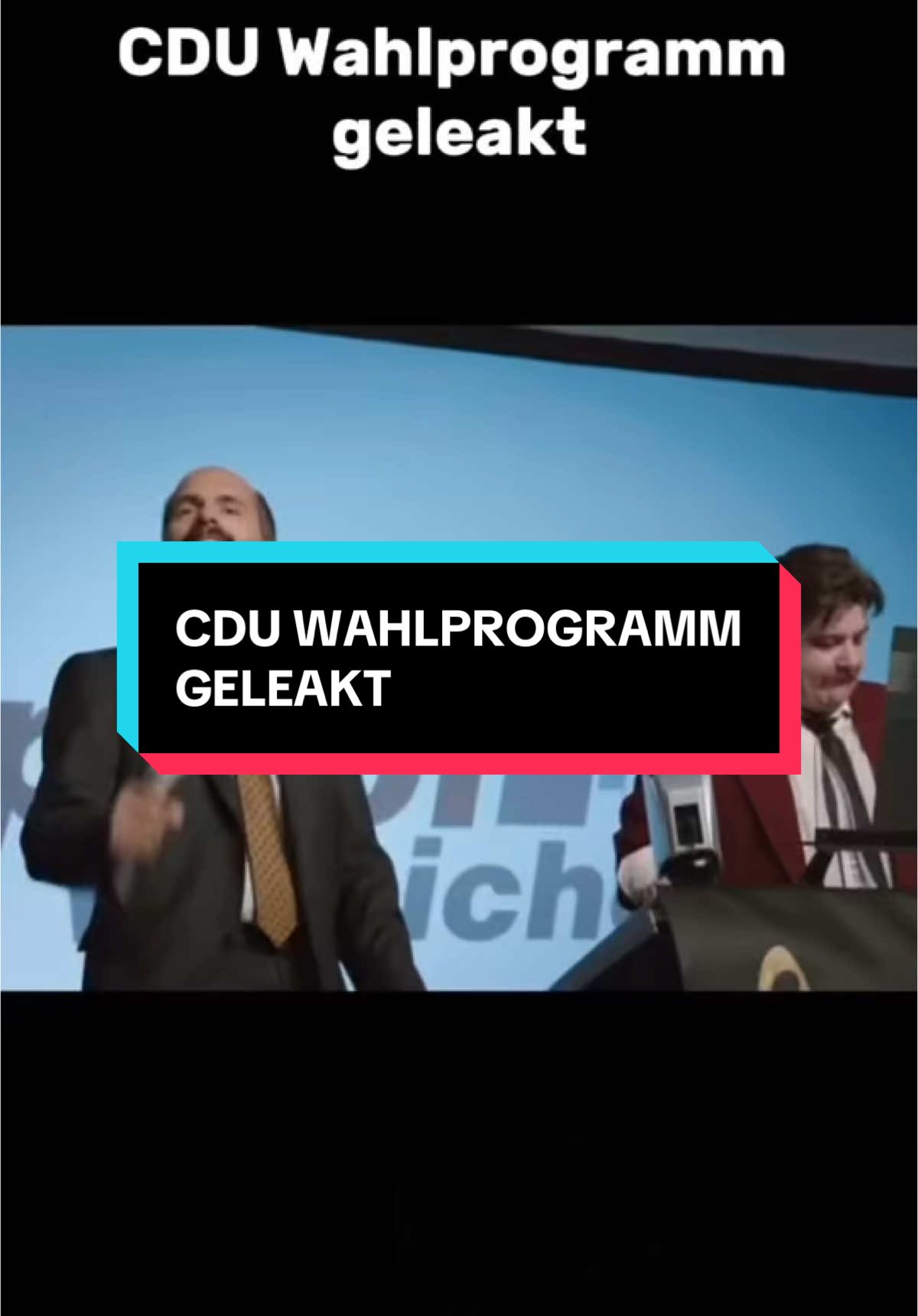 CDU Wahlprogramm jetzt schon geleakt 😳 #CDU #merz #stromberg 