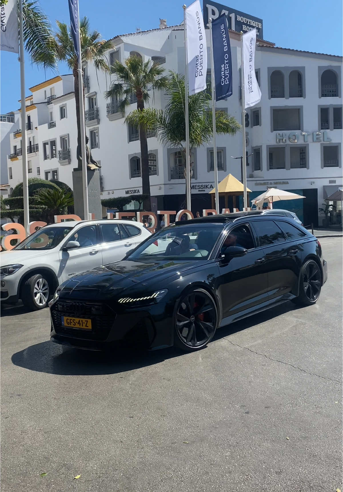 Audi RS6 en Puerto Banus  Julio 2024 #Carspotting#PuertoBanusCars#Carslover#PuertoBanus