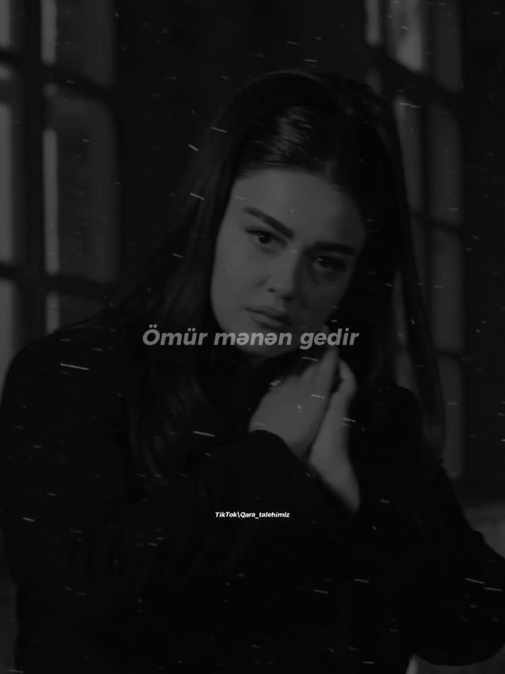 #qaratalehimiz #keşfet / Ömür mənən gedir 🖤...🎶