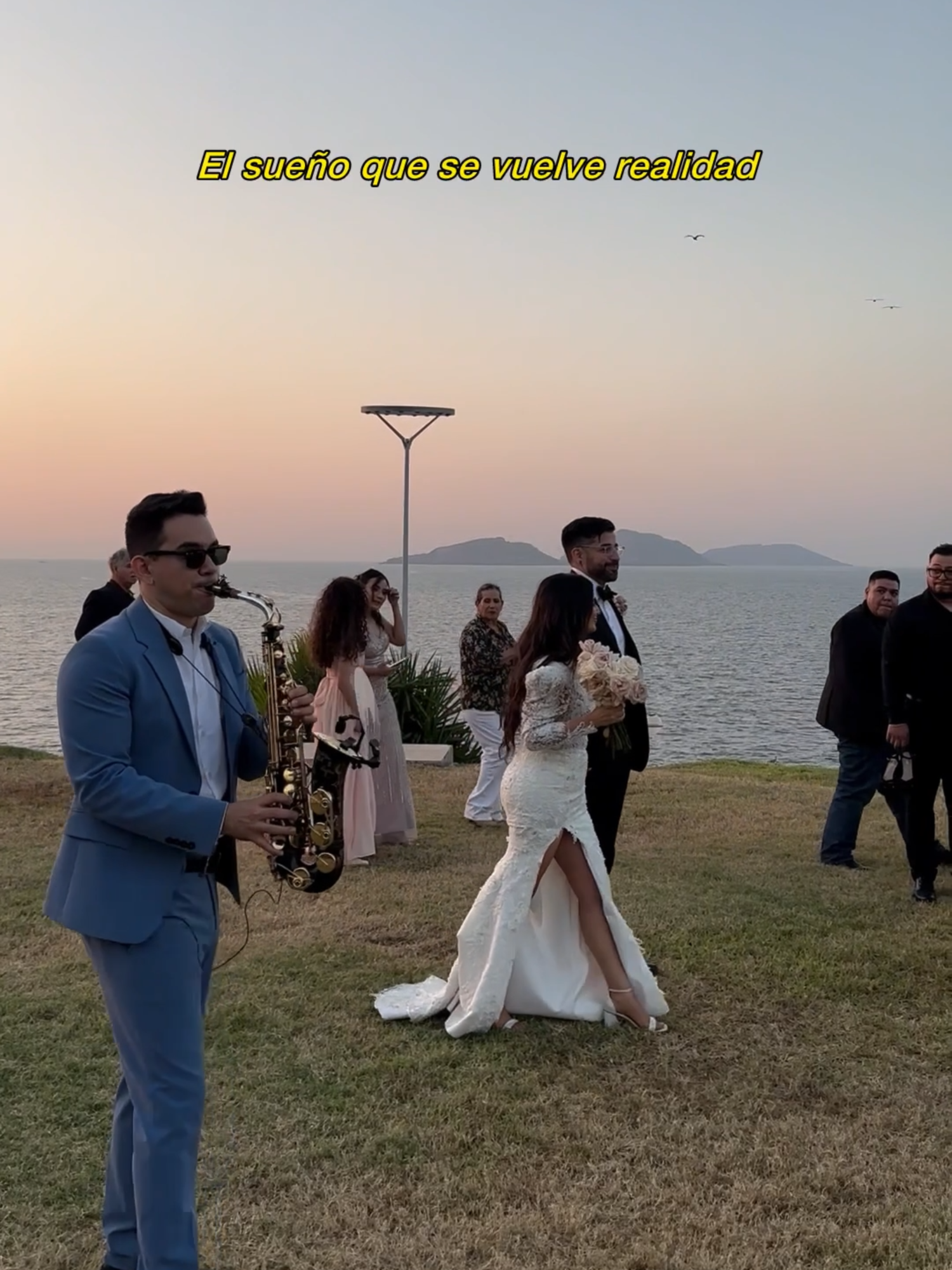 Boda en Mazatlán♥️ #saxofonista #boda #elcolordetusojos #bandams