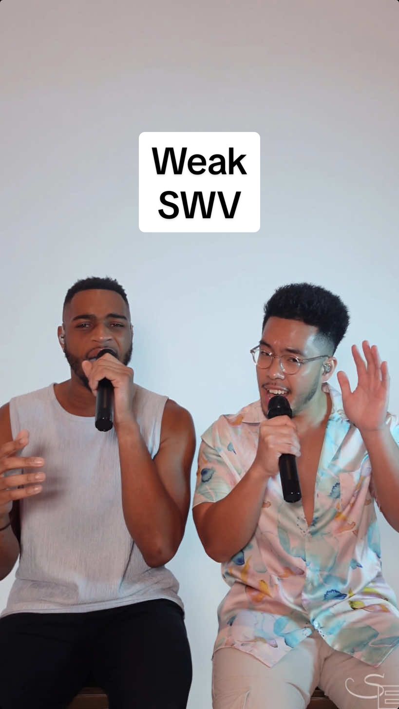 SWV said “Weak” and we said yes 😭🥇 #harmony #rnb #music #cover 