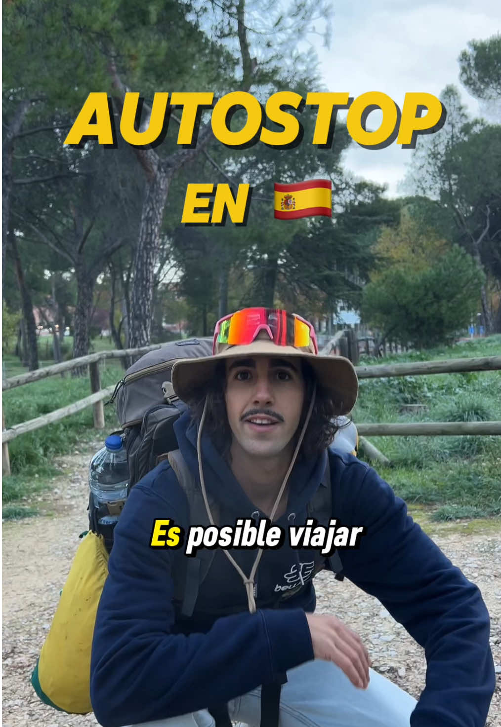 ¿Cómo es viajar haciendo AUTOSTOP en España? 🇪🇸  Capítulo 1 de 4: Madrid - Burgos . #viaje #hitchhiking #autostop #camper #travel #viajes #trip #aventura #mochilero #roadtrip 