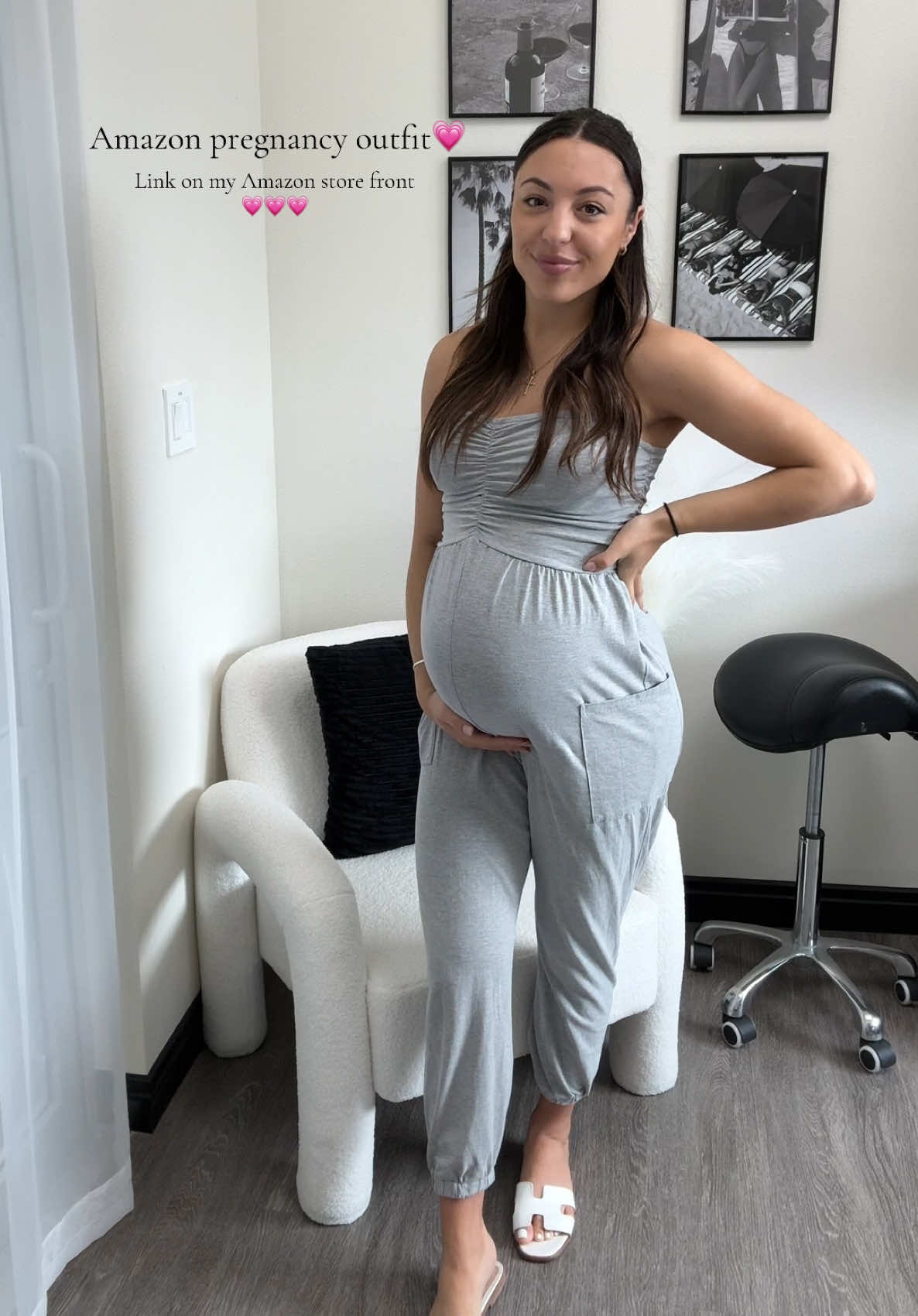 I will be living in these jumpsuits for the next 5 weeks!! Link in bio!! 💗💗 #amazonfinds#pregnant#pregnantoutfits#amazonoutfits#ootdinspo#fyp#pregnantlife#34weekspregnant#pregnantmama 