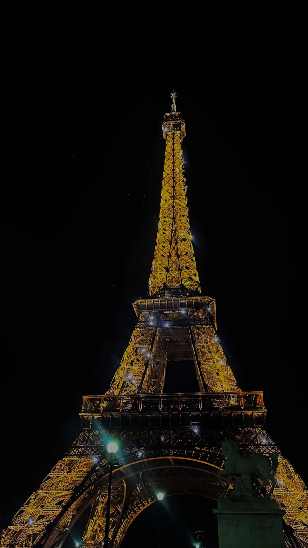 the most magical✨ #paris #fyp #night #eiffeltower #france 