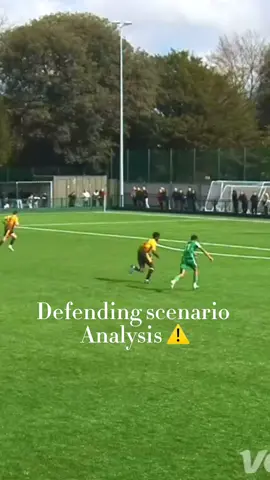 Defending scenario analysis ⚠️ #nonleague #nonleaguefootball #defender #ryanthomas #footballer #fyp #tackles #interception #xyz #fyppp #f #defensivel0l #besttackles #artofdefending #tackles #analysis #defendinganalysis 