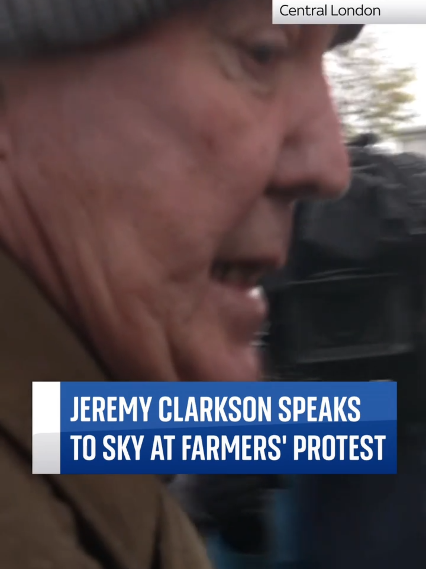 Thousands of #farmers gathered at #westminster to protest over changes to inheritance tax today. Speaking to Sky News, #JeremyClarkson told the #government to 'back down' over the changes