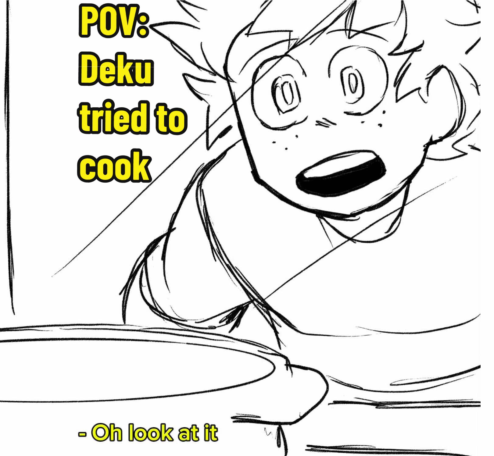 #MHA || #MIDORYA  ik canonically #izuku knows how to cook but I love the hc that he’s fkin helpless in the kitchen #inko had to rebuild her kitchen from scratch without the fixer upper couple #mha #bhna #myheroacademia #bokunoheroacademia #midorya #izukumidoriya #deku  #inkomidoriya #cookingfail #motherandsonduo #motherhood #fypシ #xybca #abcxyz 