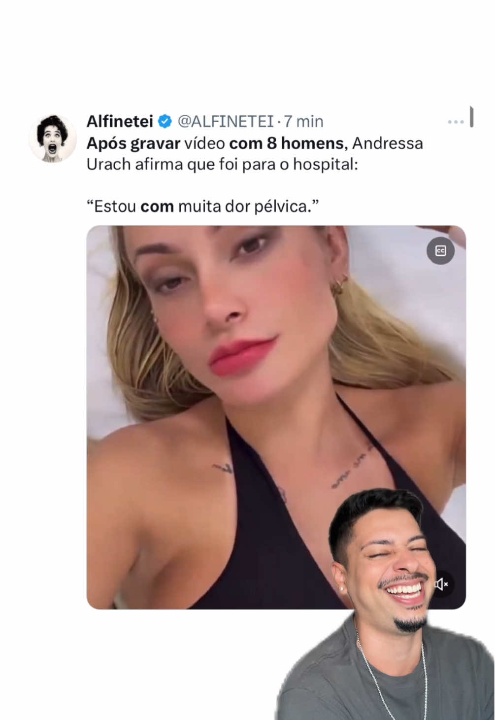 eu preciso desse vídeo pra ver como foi essa dinâmica #humor #comedia #memes #viral #andressaurach 