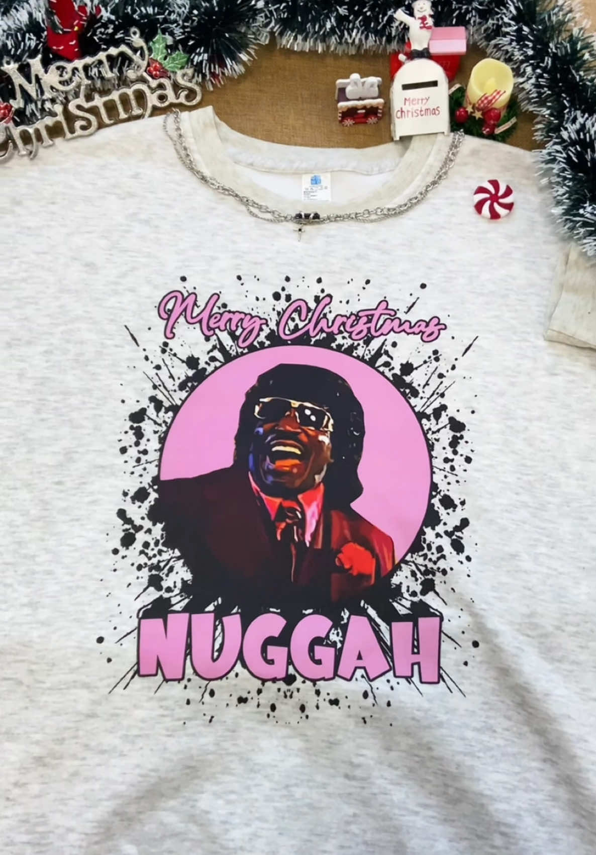 Merry Christmas Nukka 🎄💃 #merrychristmasnucca #merrychristmasnyukka #merrychristmasnuggah #pinkyfromfriday #cliftonpowell #merychristmas #christmasmovie #christmasmexico #happyholidays #nyukka #lastfriday #johnwitherspoon #christmashoodie #christmasgift #xmasoutfits #giftideas #christmassweatshirt 