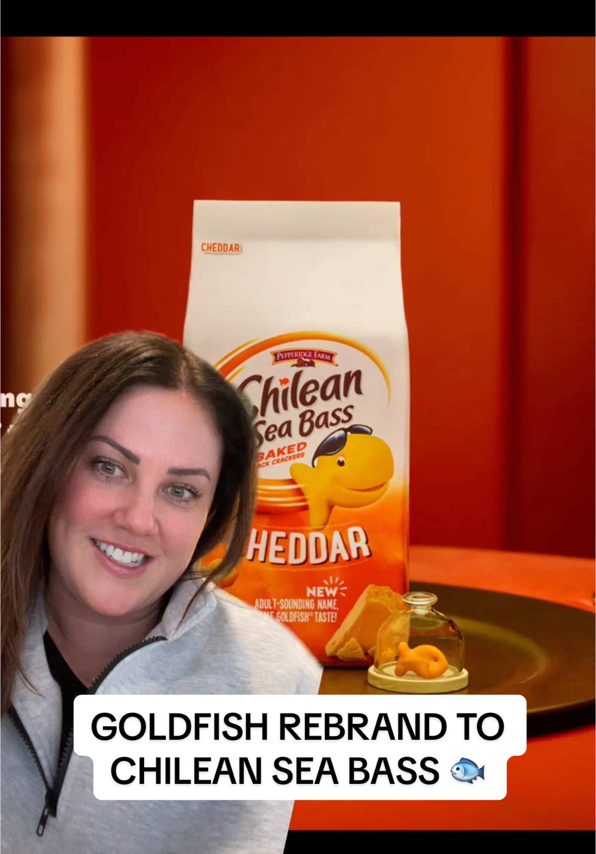 Pepperidge Farms Goldfish changed its name for a limited time to Chilean Sea Bass. What do you think of this rebrand? #branding #marketing #digitalmarketing 