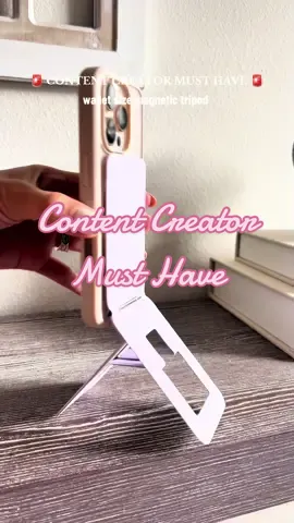 This wallet size magnetic phone tripod is a must have for all content creators 🚨🚨🚨#travelsizetripod #tripod #magnetictripod #tabletripod #magsafetripod #tripodstand #giftideas #christmasgiftideas #teengiftideas #contentcreatortips #tiktokshopblackfriday #tiktokmademebuyit #tiktokshopcybermonday #comtentcreatormusthaves #phoneaccessories 